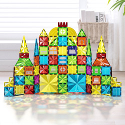 Magnetic tiles LELINO Diamond 115pcs