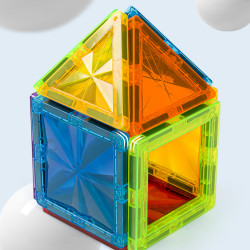 Magnetic tiles LELINO Diamond 115pcs