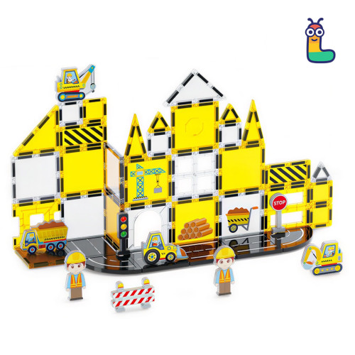 Reviews Magnetic tiles LELINO Fantasy Engineering 47 pcs