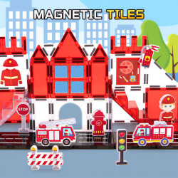Magnetic tiles LELINO Fantasy Fire Control 48pcs