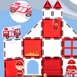 Magnetic tiles LELINO Fantasy Fire Control 48pcs