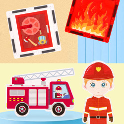 Magnetic tiles LELINO Fantasy Fire Control 48pcs