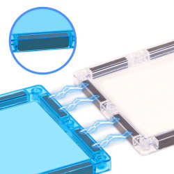 Magnetic tiles LELINO Fantasy Police 42 pcs