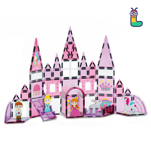 Magnetic tiles LELINO Fantasy Princess 58 pcs