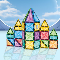 Magnetic tiles LELINO Diamond 95pcs