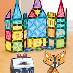 Magnetic tiles LELINO Diamond 95pcs