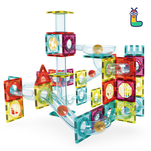 Magnetic tiles  LELINO Roller 95 pcs