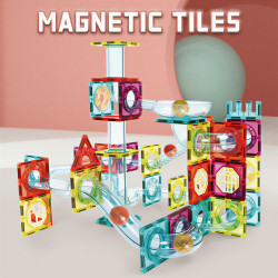 Magnetic tiles  LELINO Roller 95 pcs