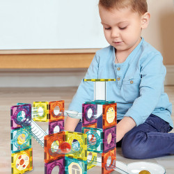 Magnetic tiles  LELINO Roller 95 pcs