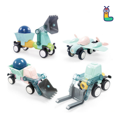 Magnetic tiles LELINO Sticks 28pcs