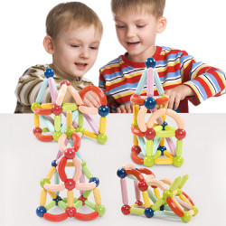 Magnetic tiles LELINO Sticks 32 pcs